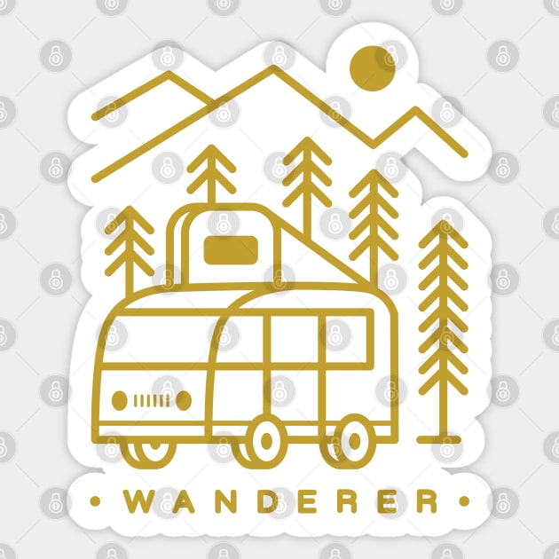 Wanderer Sticker by quilimo